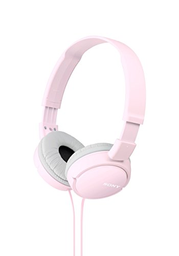 Sony Auriculares estéreo MDRZX110P.AE, sonido potente, rosa, 1 unidad