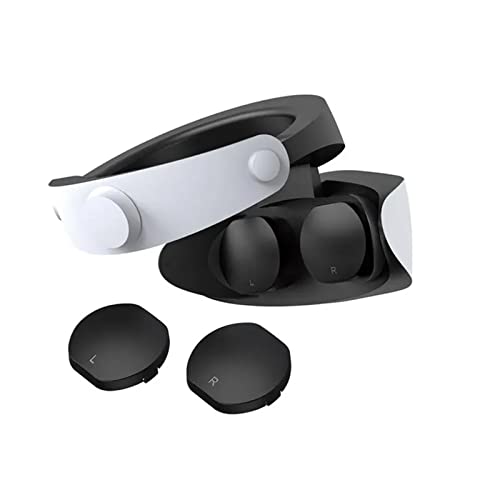NUCNOK Cubierta de Lente Compatible con Playstation VR2, Tapa de Lente Hecha de Material ABS, Resistente a los arañazos, a Prueba de Polvo, a Prueba de Golpes, Accesorio de protección PS VR2