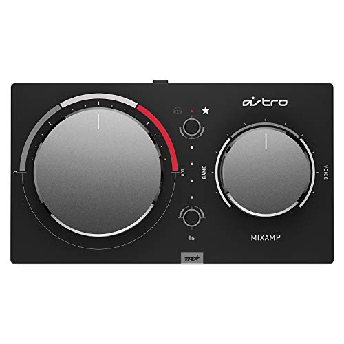 ASTRO Gaming MixAmp Pro TR amplificador para cascos, 4a gen, Dolby Audio, tarjeta de sonido USB, conexión digital para Xbox Series X y S, Xbox One, PC, Mac, Nintendo Switch - Negro/Rojo