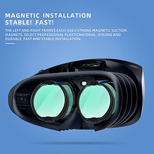 LICHIFIT Gafas de miopía absorbentes magnéticas Anillos espaciadores Marcos para PS VR2 Lente Anti-arañazos Protector Gafas Cubierta de caso Kit de caja de almacenamiento