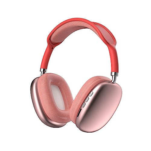 ND NEXT DESTINATION Auriculares Inalámbricos Bluetooth 5.1 Over Ear, 20H de Reproducción, Estéreo HiFi con Micrófono, Casco Diadema Ligero Extensible y Plegable Rojo9003
